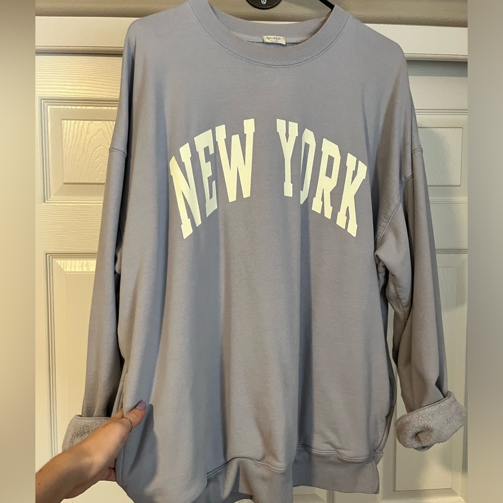 Pacsun oversized NY crew neck